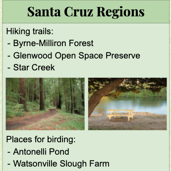 Santa Cruz Regions